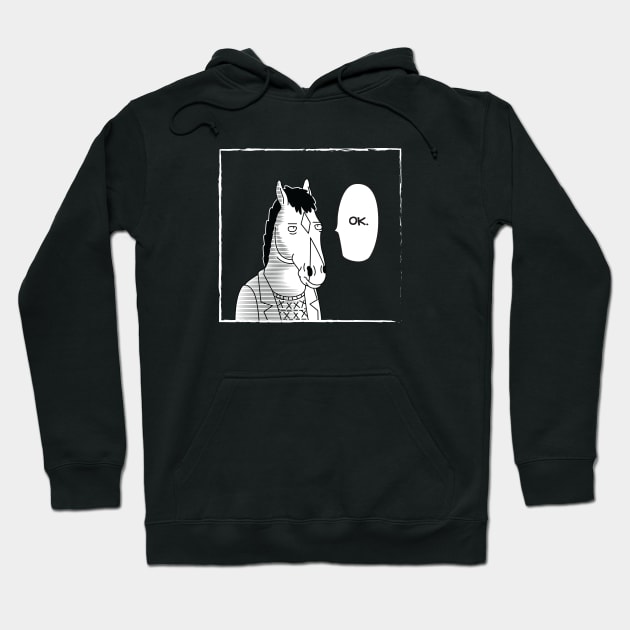 One-Line BoJack Hoodie by sonicpandaart